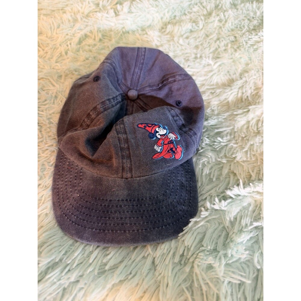 DISNEY D23 FAN CLUB GOLD MEMBER SORCERER MICKEY MOUSE BASEBALL CAP HAT ADULT OS
